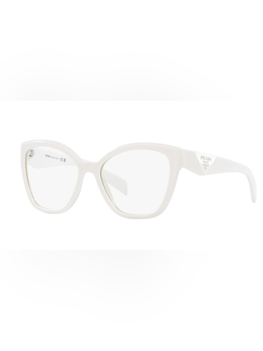 Prada Cream Cat-Eye Women's Glasses
